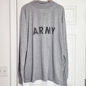US Army Shirt Physical Fitness Uniform IPFU PT Long Sleeve T-Shirt Size XXL